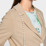 Sporty blazer with striped details