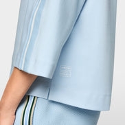 Sweatshirt with stand-up collar