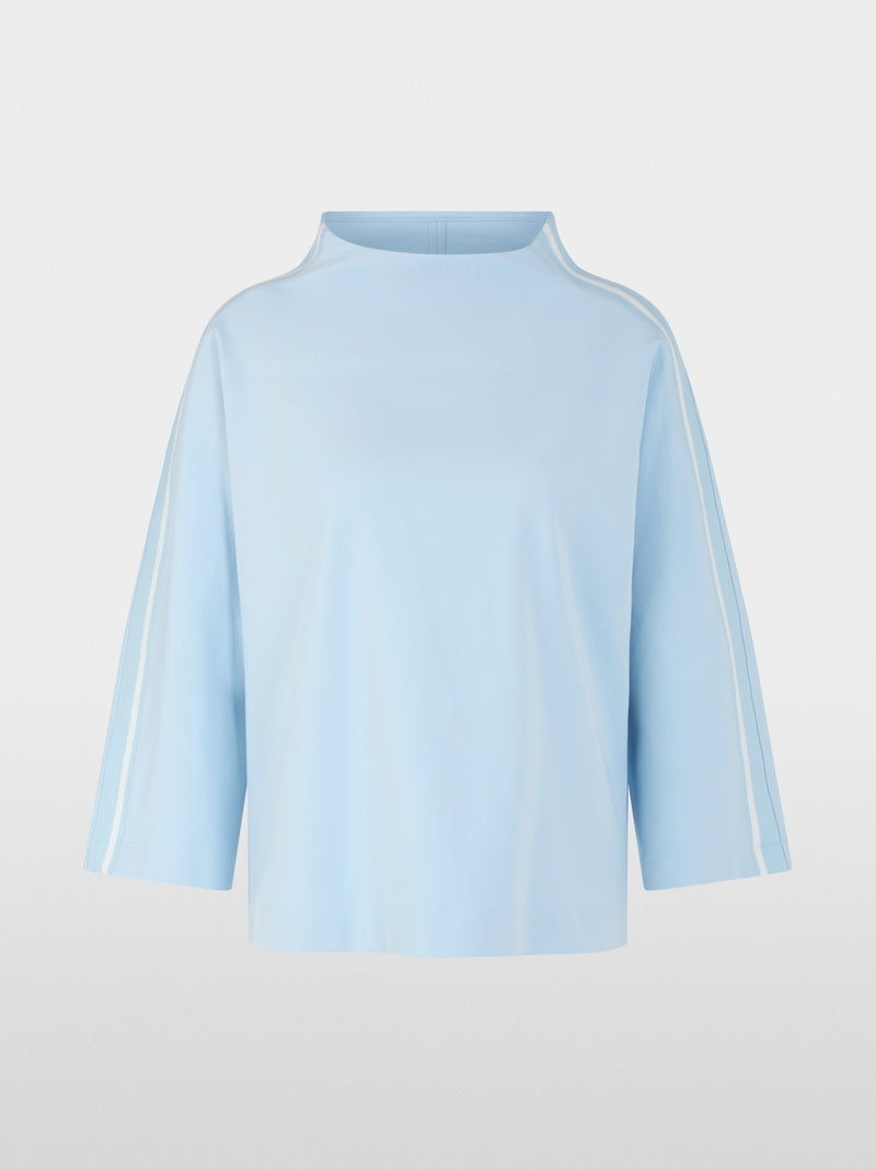 Sweatshirt with stand-up collar