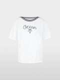 T-shirt with maritime print