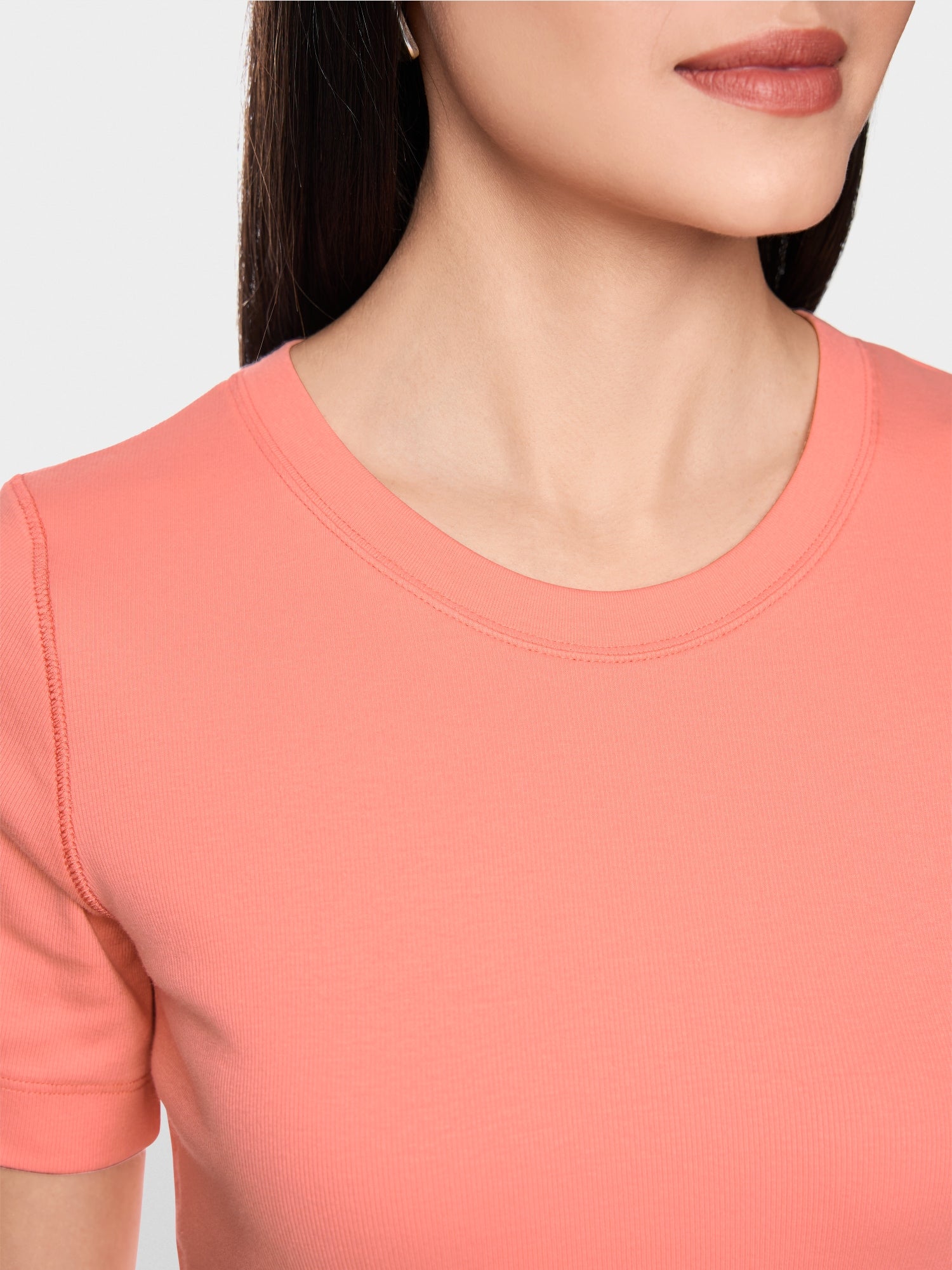 Ribbed T-shirt
