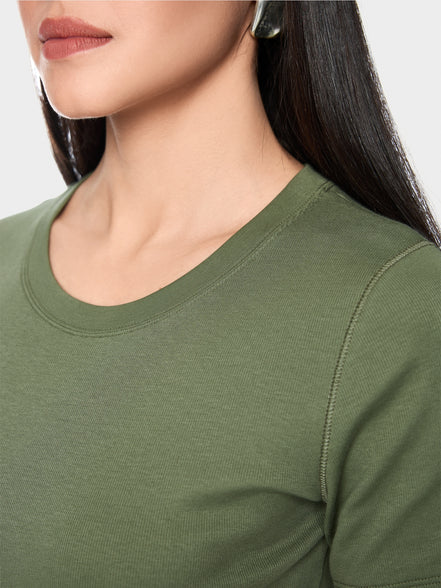 Ribbed T-shirt