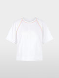 Casual T-shirt with raglan sleeves