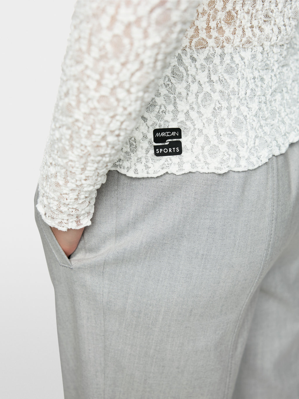 Polo shirt with lace