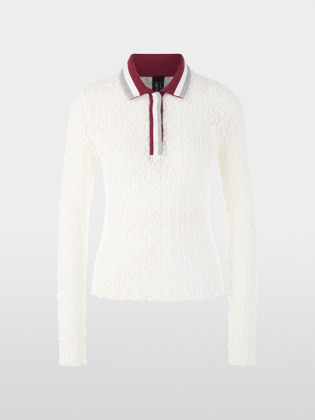 Polo shirt with lace