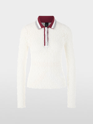 Polo shirt with lace