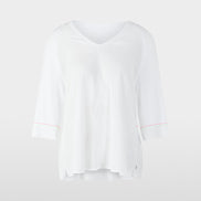 Blouse shirt with 3/4 raglan sleeves