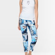 Top with maritime print