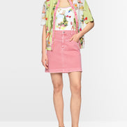 Ribbed top with print