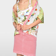 Ribbed top with print