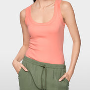 Basic top made from stretch cotton