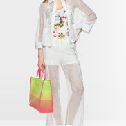 WASHINGTON hole pattern trousers