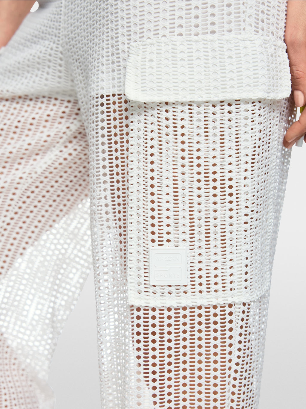 WASHINGTON hole pattern trousers