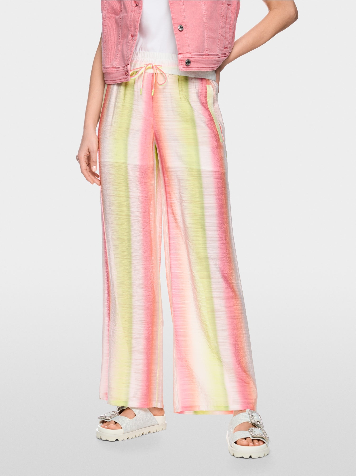 WELKOM wide fit high waist trousers