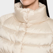 Quilted jacket with synthetic down
