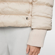 Quilted jacket with synthetic down