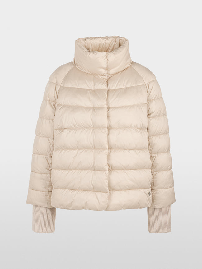 Quilted jacket with synthetic down