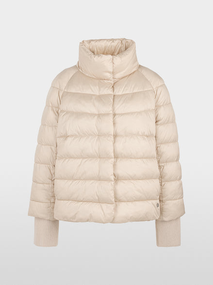 Quilted jacket with synthetic down