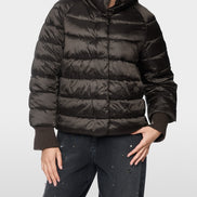 Quilted jacket with synthetic down