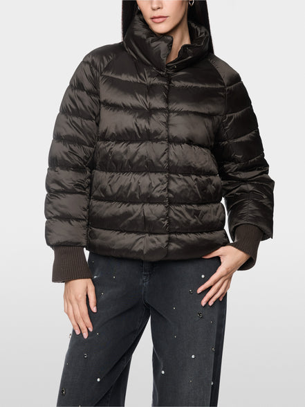 Quilted jacket with synthetic down