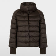 Quilted jacket with synthetic down