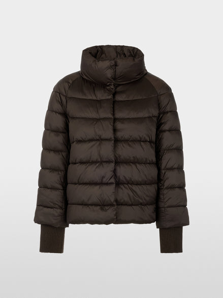 Quilted jacket with synthetic down