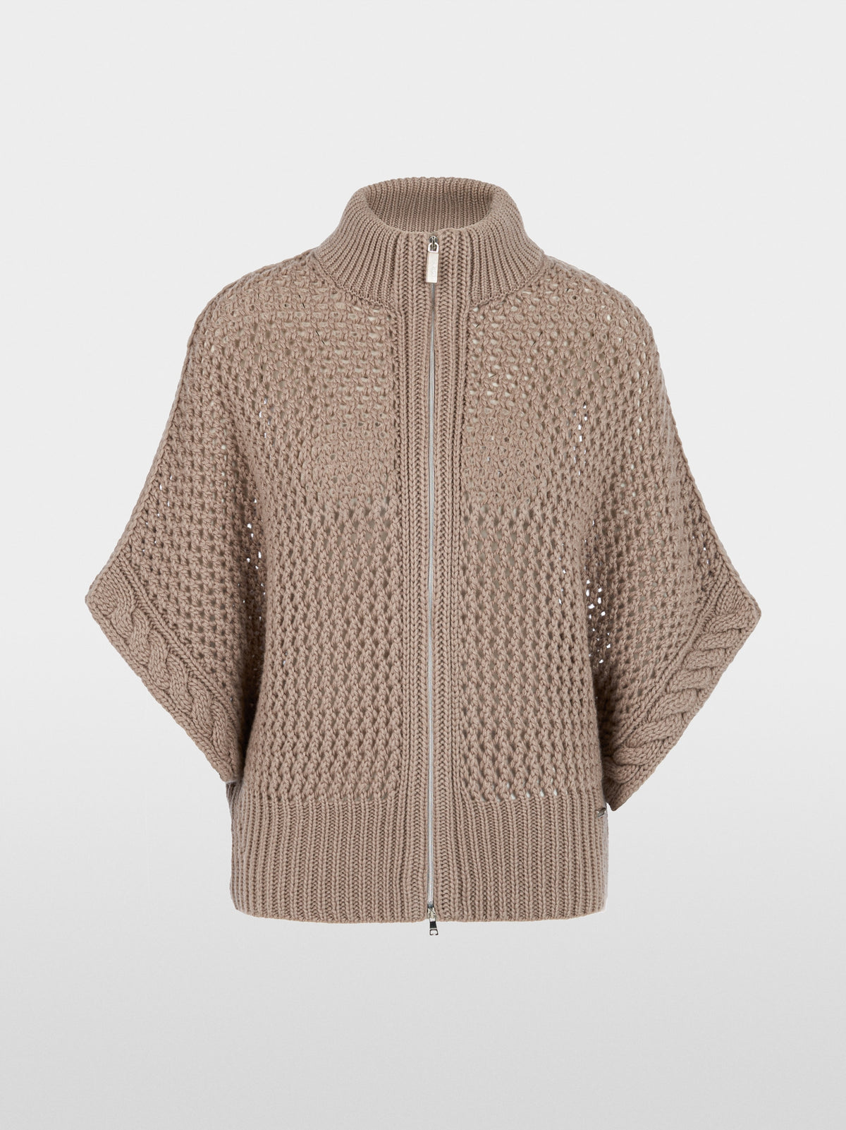 ‘Knitted in Germany’ openwork cardigan
