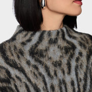‘Knitted in Germany’ ocelot jumper