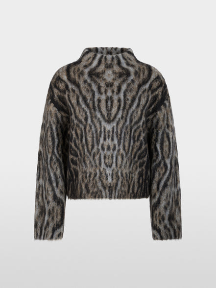 ‘Knitted in Germany’ ocelot jumper
