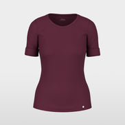 Stretch cotton shirt with half sleeves