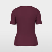 Stretch cotton shirt with half sleeves