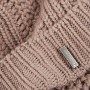 ‘Knitted in Germany’ pom-pom hat