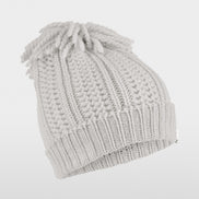 ‘Knitted in Germany’ pom-pom hat