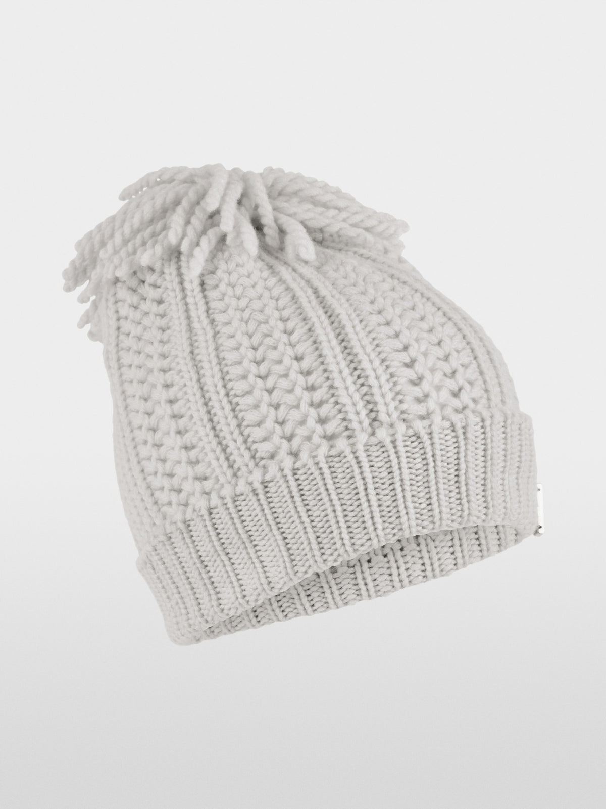‘Knitted in Germany’ pom-pom hat