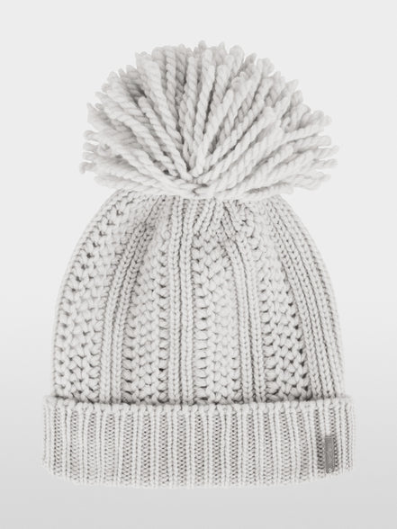 ‘Knitted in Germany’ pom-pom hat