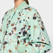 Blouson jacket with floral print