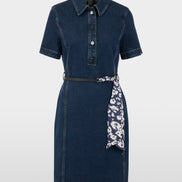 Short denim dress