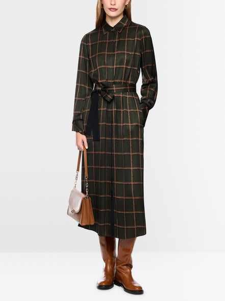 Printed viscose dress