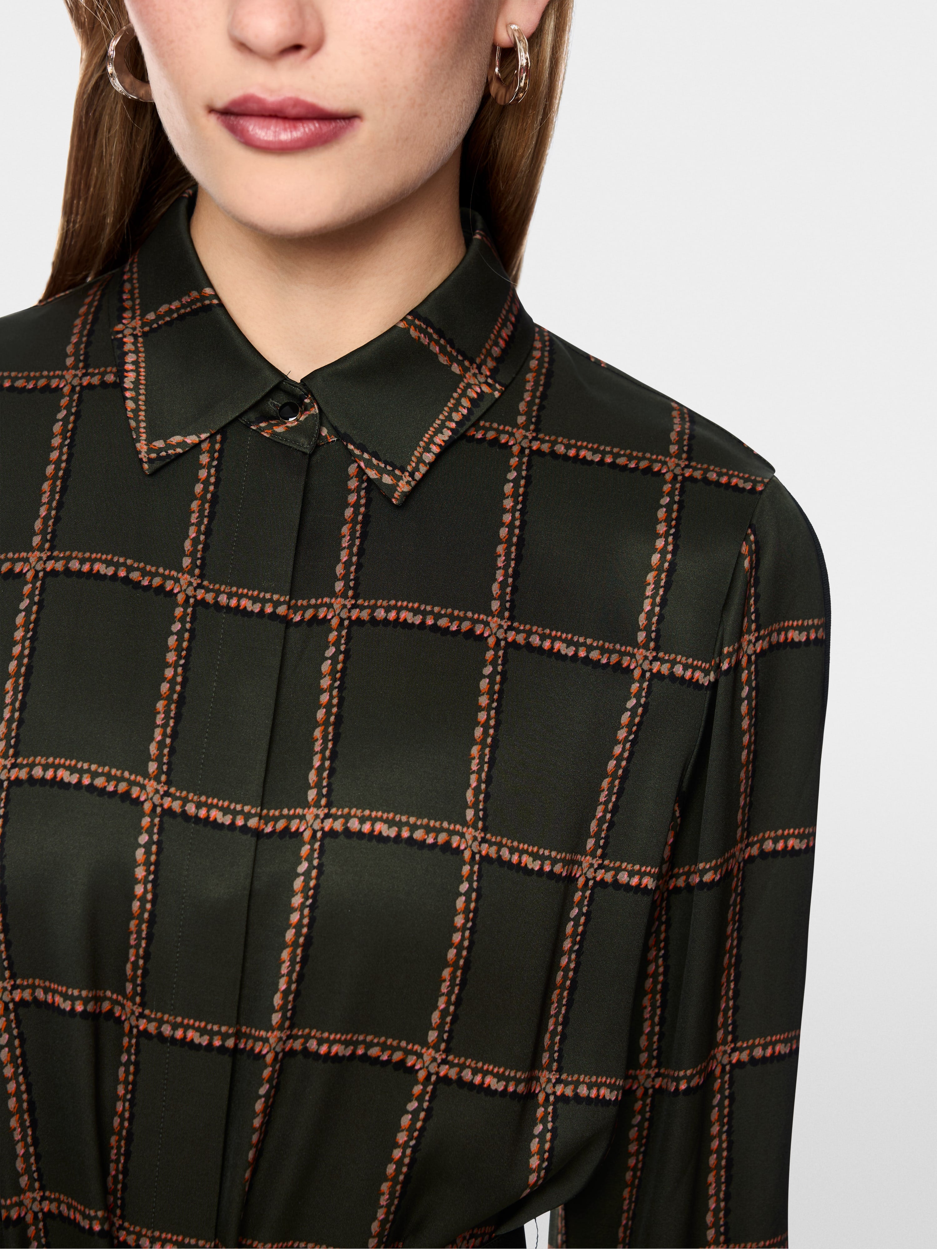 Printed viscose dress