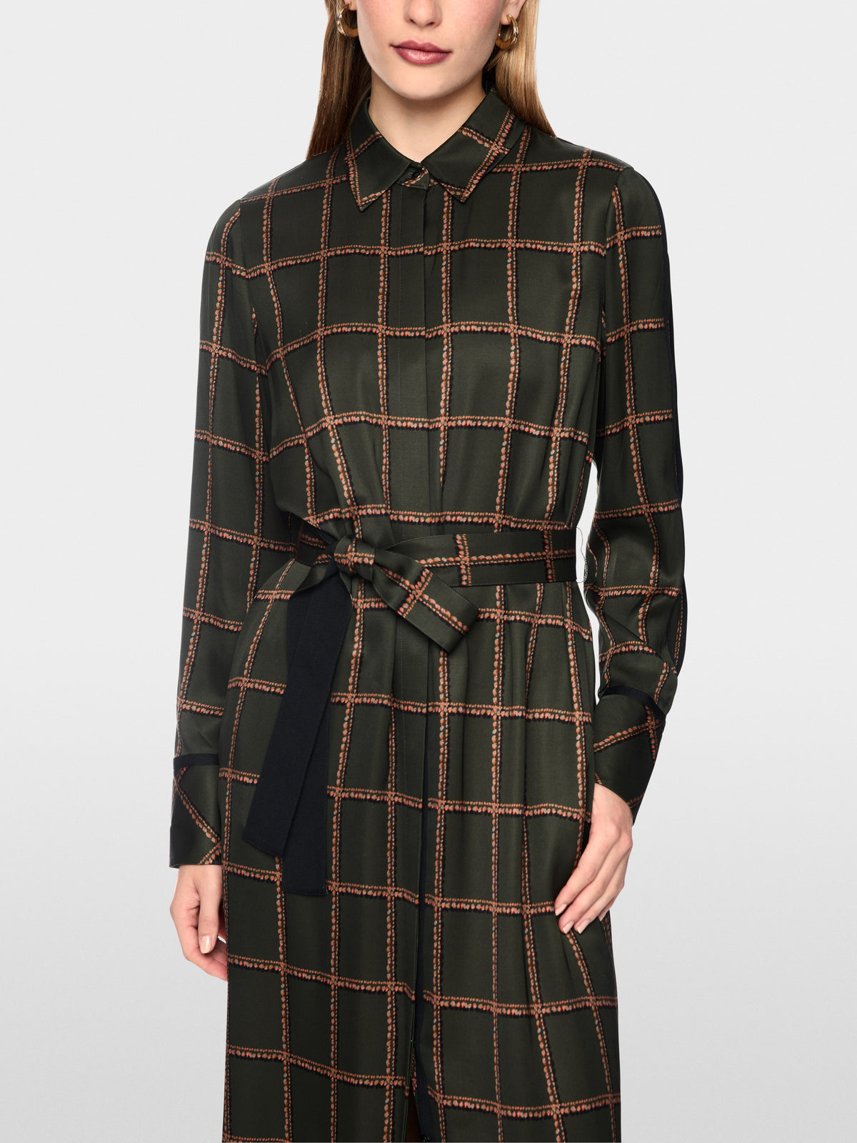 Printed viscose dress