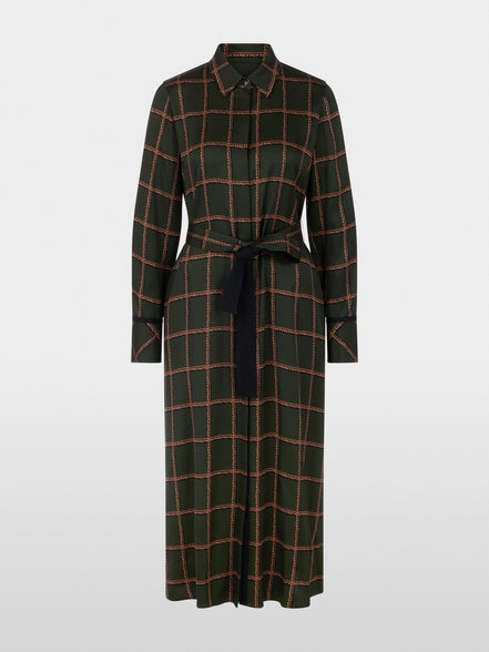 Printed viscose dress