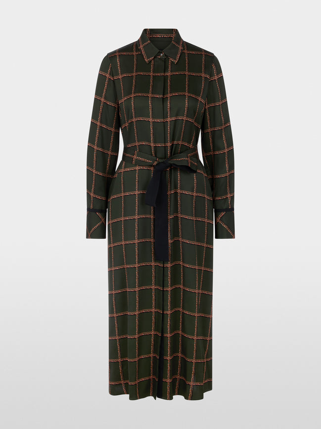 Printed viscose dress