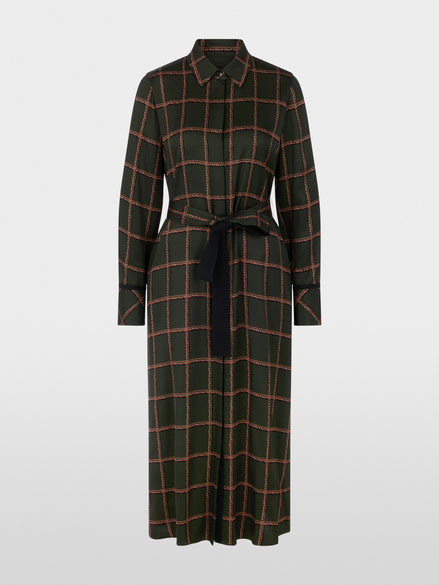 Printed viscose dress