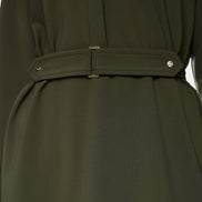 Mini dress with belt