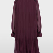 Chiffon dress with bow