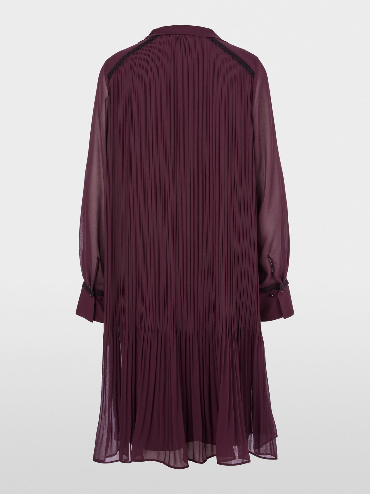 Chiffon dress with bow