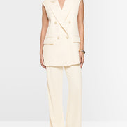 Sleeveless blazer waistcoat