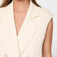 Sleeveless blazer waistcoat