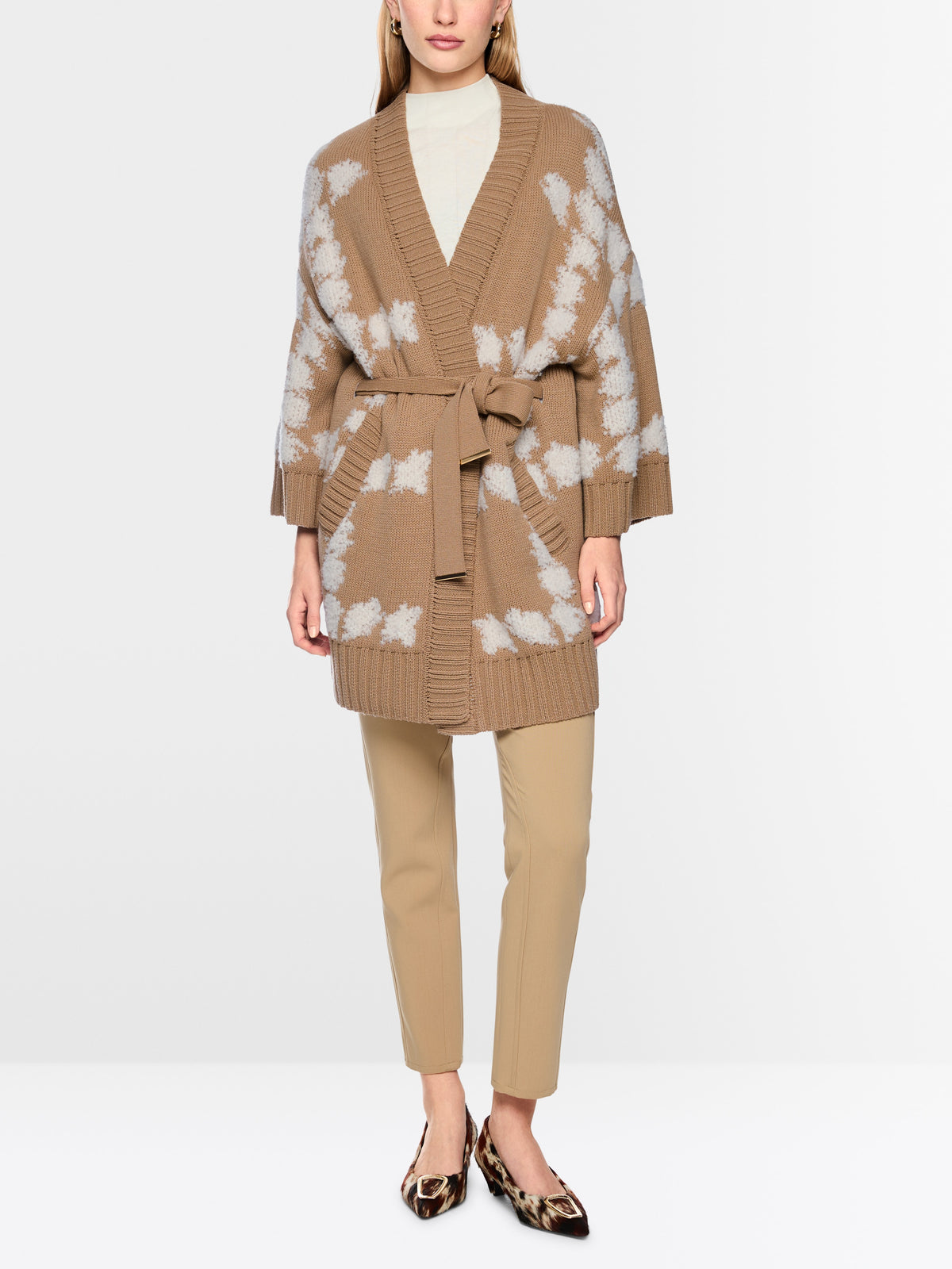 ‘Knitted in Germany’ long cardigan