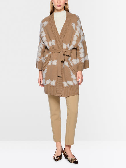 ‘Knitted in Germany’ long cardigan